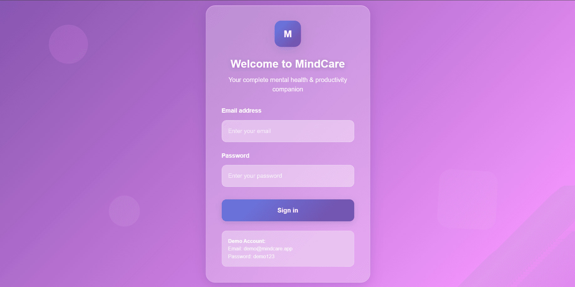 MindCare AI